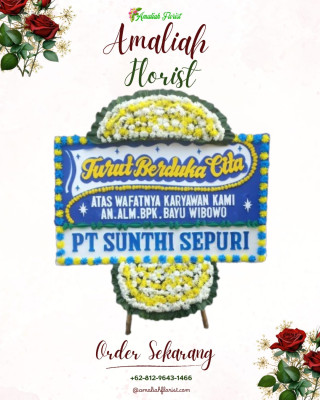 Papan Bunga Duka di Mamosalato