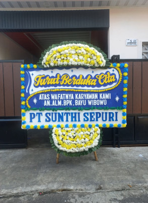 Papan Bunga Duka di Mamosalato